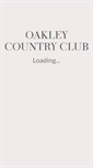 Mobile Screenshot of oakleycountryclub.org